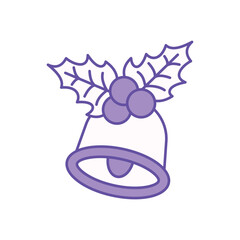 Bell icon clean and modern vector illustration