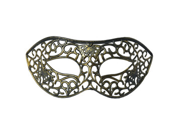 Venetian carnival mask isolated on white
