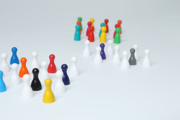 Concept of Diversity, Inclusion and Equality, space for text