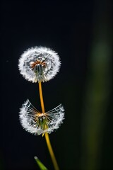 Dandelion in the Dark: A Symbol of Inner Light