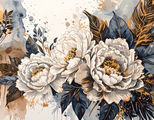 abstract floral pattern	