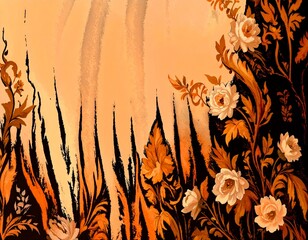 abstract floral pattern	