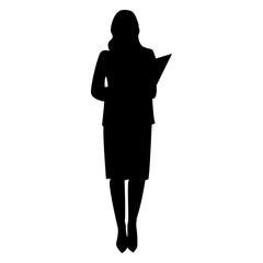 Female Executive Silhouette