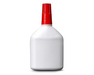 接着剤の白いボトル