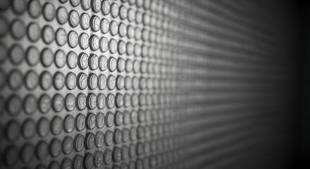 Abstract textured surface with circular pattern.