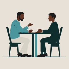 Obraz premium International Men’s Day vector illustration celebrating diversity, brotherhood, mentorship, wellbeing and positive masculinity art design