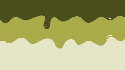 matcha melted vector