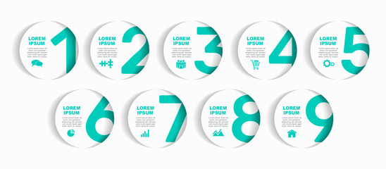 Infographic design template with place for your data. Vector illustration.