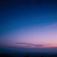 Fototapeta premium Serene Twilight Sky Gradient