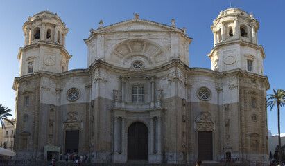 Cádiz Cathedral, Andalusia, Spain, Cathedral of the Holy Cross over the Waters.