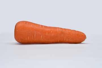 Fresh carrots are sweet and good for health
