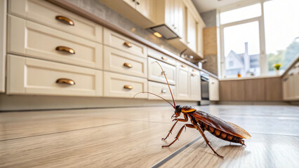 Cockroach infestation in kitchen home pest control roach problem extermination