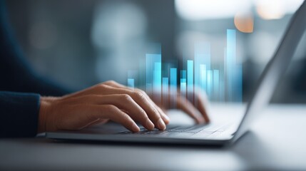 Business performance dashboard for marketing strategy analysis client engagement report statistical data visualization in a digital workspace