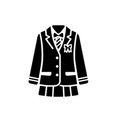 Naklejka premium Stylish School Uniform Vector Art