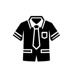 Naklejka premium Trendy School Uniform Vector Illustration