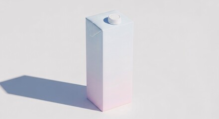 Minimal Juice Carton Box 3D Mockup