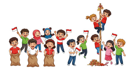 A flowing ribbon design featuring alternating red and white stripes, elegant and decorative.