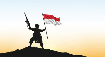 A flowing ribbon design featuring alternating red and white stripes, elegant and decorative.