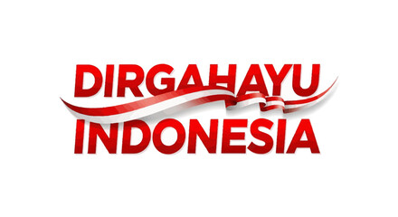 Fototapeta premium A flowing ribbon design featuring alternating red and white stripes, elegant and decorative.