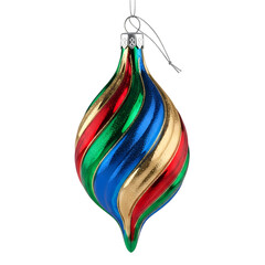 Elegant Christmas ornament with vibrant colors for holiday decor