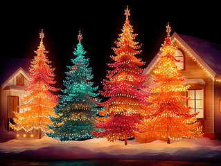 elaborate Christmas outdoor decorations