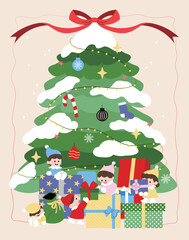 크리스마스 트리와 선물, 크리스마스 요정들