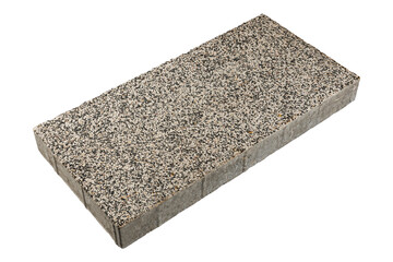 Set of paving stones isolated on a white background