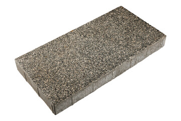 Set of paving stones isolated on a white background