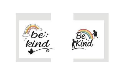 Pink Rainbow – Hand Drawn Lettering Slogan Design