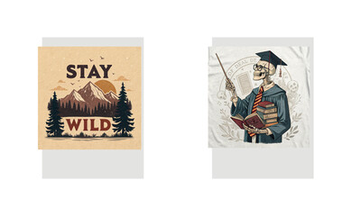 Stay Wild – Motivational Wall Canvas Art