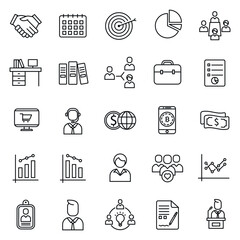 Media Control Line Icons Minimal Playback Button Collection