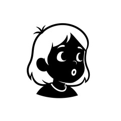 Small shocked child image