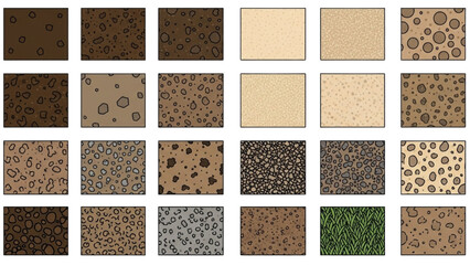 Versatile Collection of Seamless Digital Textures and Organic Patterns for Creative Design Concepts and Diverse Backgrounds