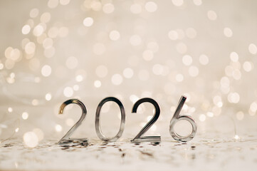 2026 text background. New year and business concept strategy.