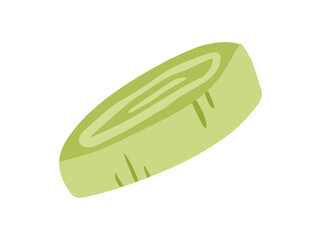 Spring Onion Slice Scallions Illustration
