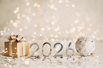 2026 text background. New year and business concept strategy.