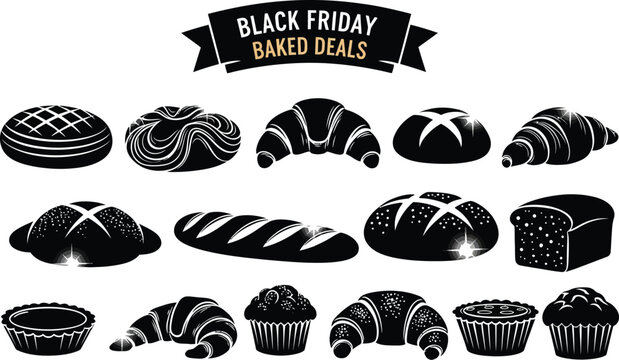 Black Friday baked deals are here with fresh breads and pastries in classic bakery style for your business