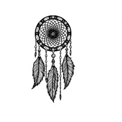 illustration of a dreamcatcher