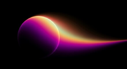 Eclipse abstract gradient background