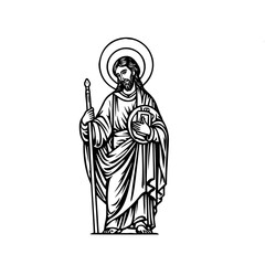 illustration of st jude