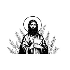 illustration of jesus christ