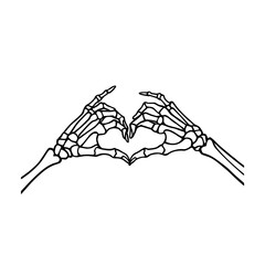 illustration of skeleton of human hand