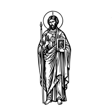 illustration of saint jude