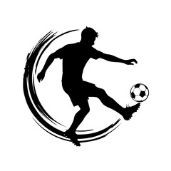 football player silhouette