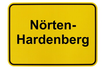 Illustration eines Ortsschildes der Gemeinde  in Niedersachsen	
