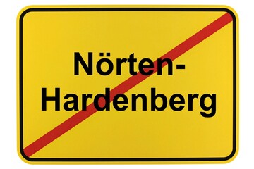 Illustration eines Ortsschildes der Gemeinde  in Niedersachsen	
