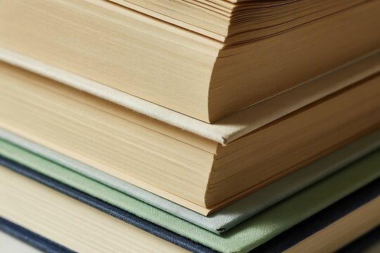 Stack of classic hardback books creates a cozy, intellectual atmosphere perfect for study guides, literature promotions, and educational resources