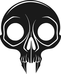Design of alien skull icon