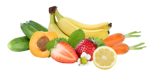 assortment of fresh fruits capturing a burst of vibrant colors and natural vitality, perfect for health, wellness, and healthy eating campaigns