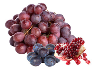 rich grape and pomegranate composition for promoting healthy snacking, antioxidant benefits, natural sweetness, and vibrant fruit-based products